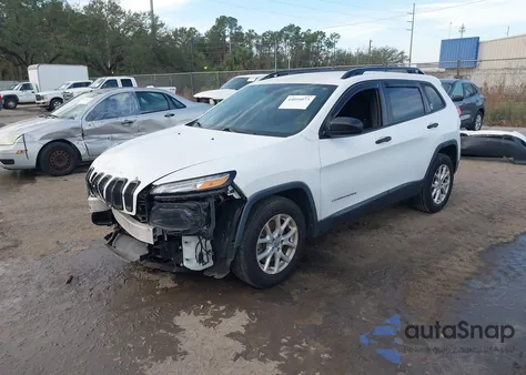 2016 Jeep Cherokee Sport z USA, uszkodzony, nr VIN 1C4PJLAB9GW281977